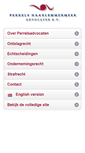 Mobile Screenshot of perrelsadvocaten.nl