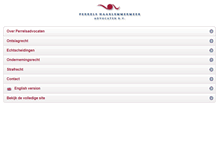 Tablet Screenshot of perrelsadvocaten.nl